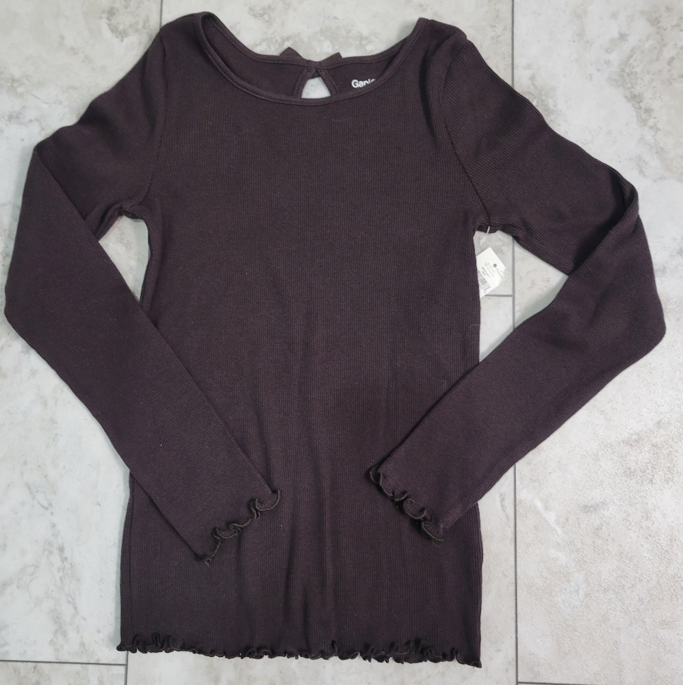Gap Kids Brown Ribbed Thermal Girls Size 10